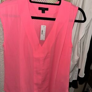 NWT Jcrew Neon pink tank top!